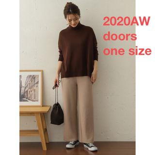 アーバンリサーチドアーズ(URBAN RESEARCH DOORS)の2回着用★ URBAN RESEARCH DOORS リブパンツ　暖かいです(カジュアルパンツ)