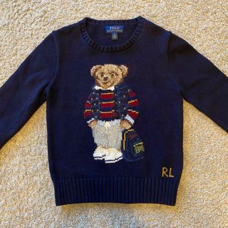 POLO RALPH LAUREN - ポロラルフローレン☆セーター☆紺色130の