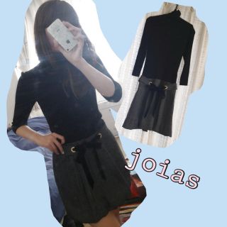 ジョイアス(Joias)の新品♡joias♡切り替えバルーンワンピ(ミニワンピース)