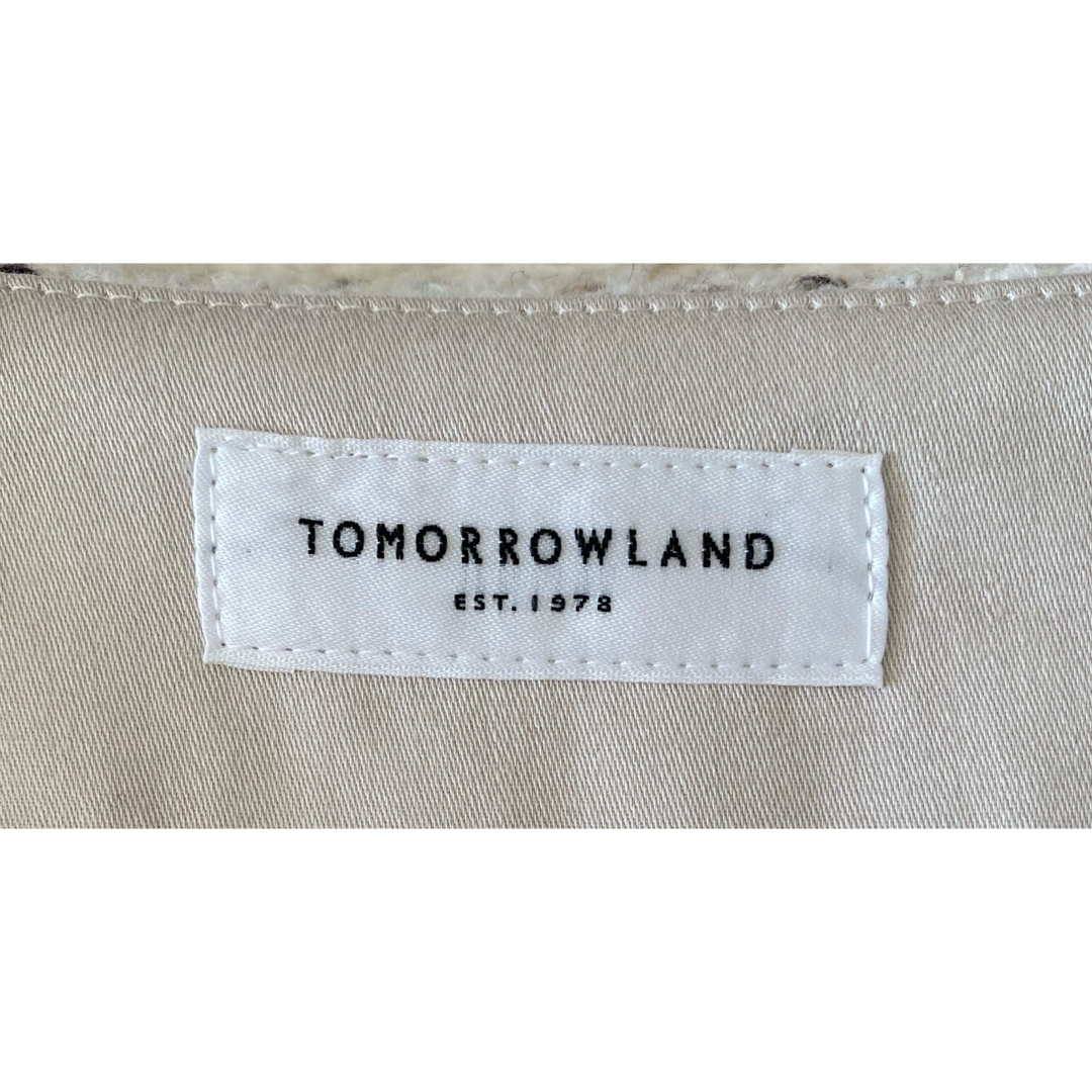 TOMORROWLAND(トゥモローランド)の最終sale⭐︎新品✦︎トゥモローランド❤︎ツイード スカート❤︎ベージュ系 レディースのスカート(ひざ丈スカート)の商品写真