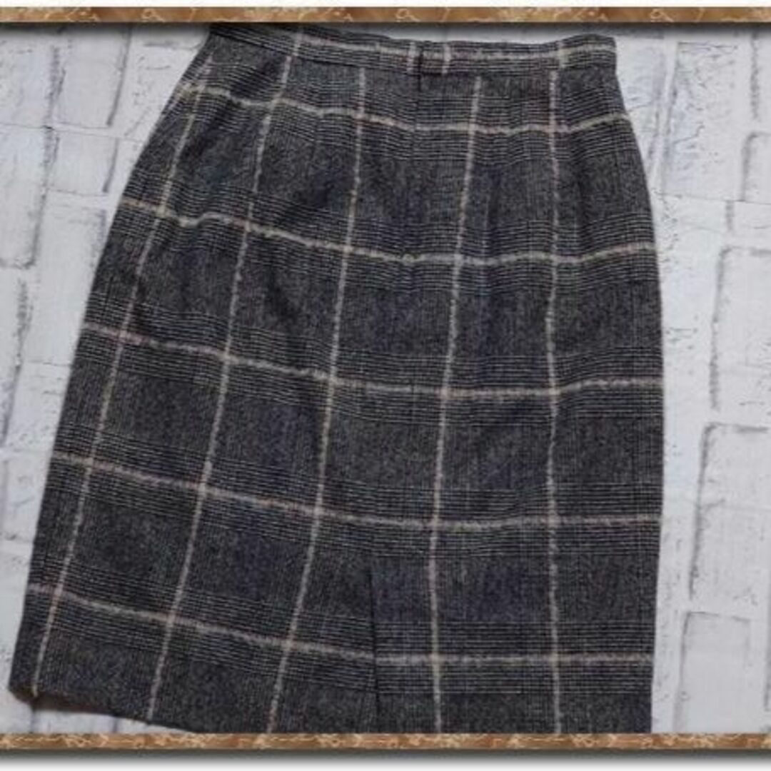 GEORGES RECH(ジョルジュレッシュ)のジョルジュレッシュ　グレンチェックスカート レディースのスカート(ひざ丈スカート)の商品写真