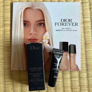 ディオール(Dior)のディオールスキンフォーエヴァーフルイドグロウ　サンプル(ファンデーション)