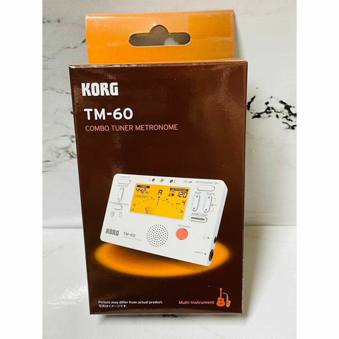 KORG(コルグ)のTM-60 DIGITAL TUNER METRONOME (White) エンタメ/ホビーのタレントグッズ(その他)の商品写真