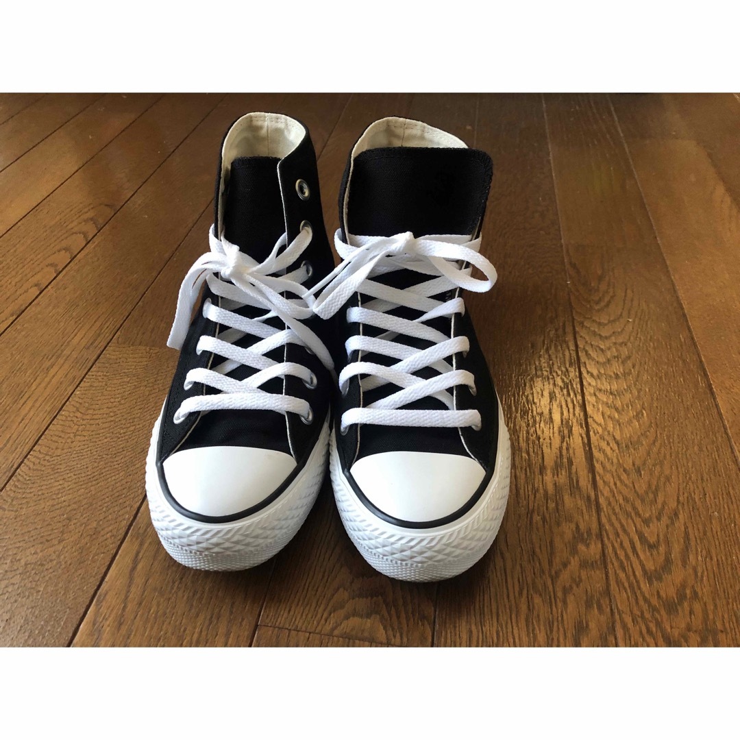 ALL STAR（CONVERSE）(オールスター)のコンバース　ハイカット黒　23.5cm レディースの靴/シューズ(スニーカー)の商品写真