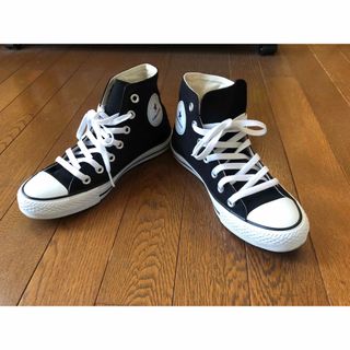 オールスター(ALL STAR（CONVERSE）)のコンバース　ハイカット黒　23.5cm(スニーカー)