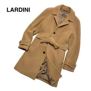 ラルディーニ(LARDINI)の☆良品 ラルディーニ ベルテッド ウール シングル トレンチコート イタリア製(トレンチコート)