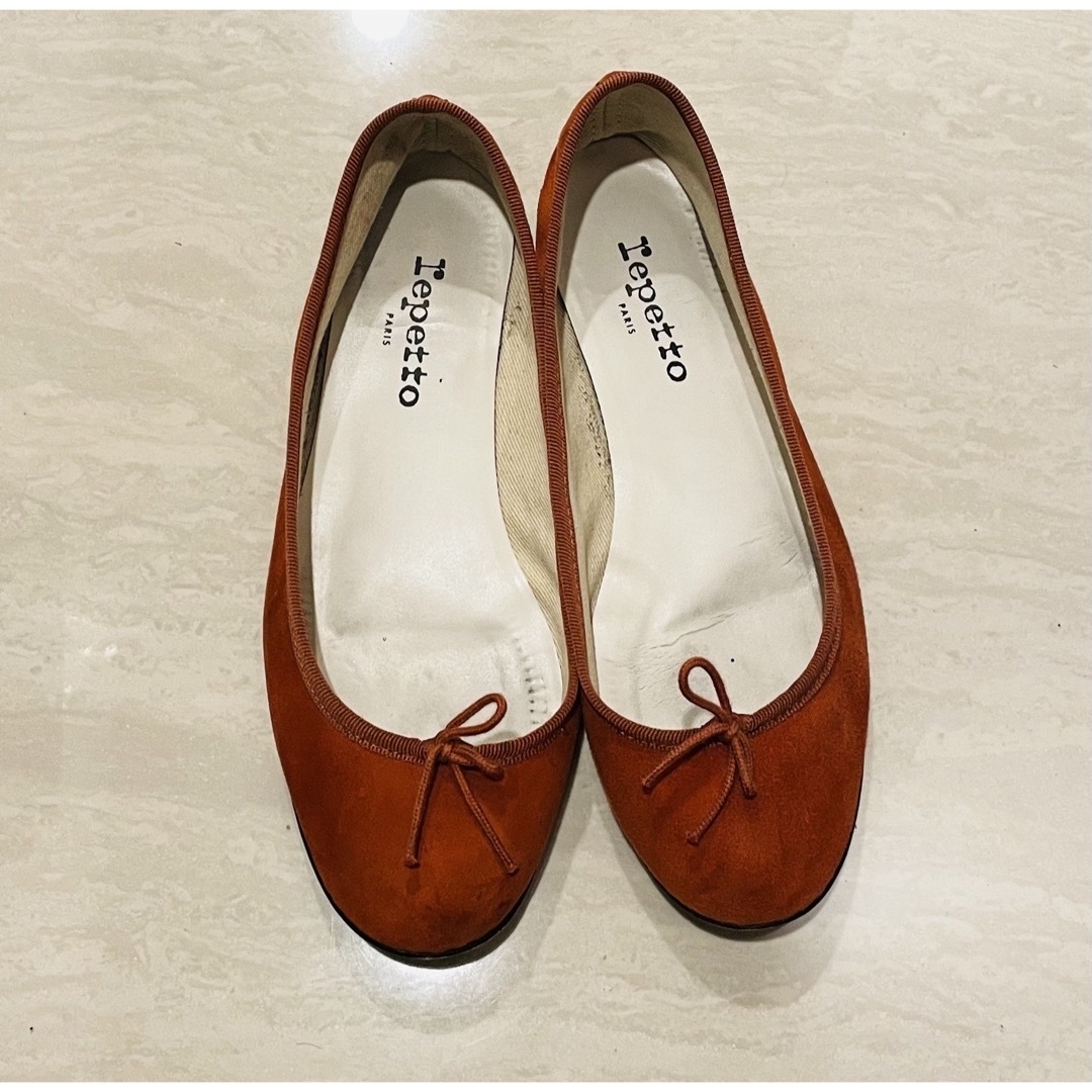 repetto(レペット)のレペット　バレエシューズ　オレンジ　38  24cm Repetto レディースの靴/シューズ(バレエシューズ)の商品写真