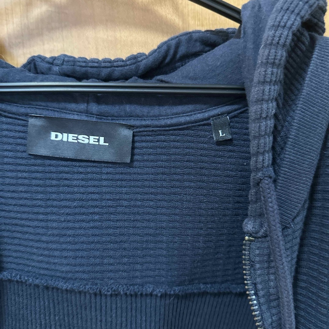 DIESEL(ディーゼル)のDIESEL ジッパー付きパーカー レディースのトップス(パーカー)の商品写真