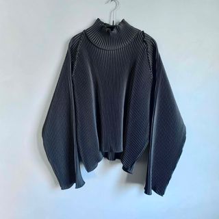 プリーツプリーズイッセイミヤケ(PLEATS PLEASE ISSEY MIYAKE)のKotohayokozawa コトハヨコザワ プリーツハイネックカットソー(カットソー(長袖/七分))