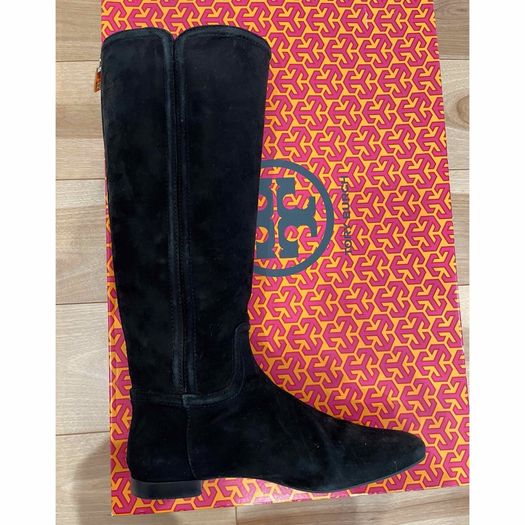 Tory Burch(トリーバーチ)の【Tory Burch】トリーバーチ　ロングブーツ　スエード　23.5㎝ レディースの靴/シューズ(ブーツ)の商品写真