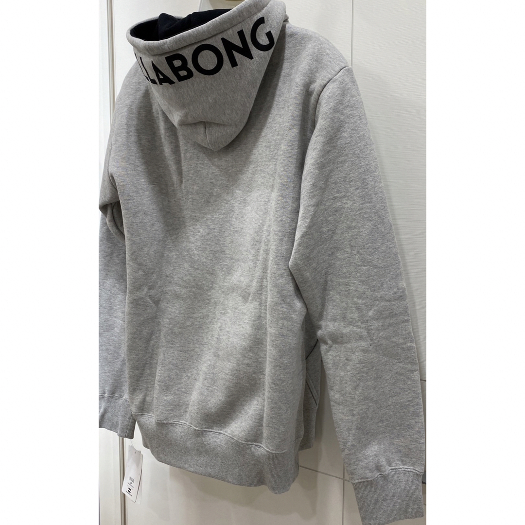 billabong(ビラボン)の【新品未使用タグ付き】ビラボン　パーカー　トレーナー　フーディー　M グレー レディースのトップス(パーカー)の商品写真