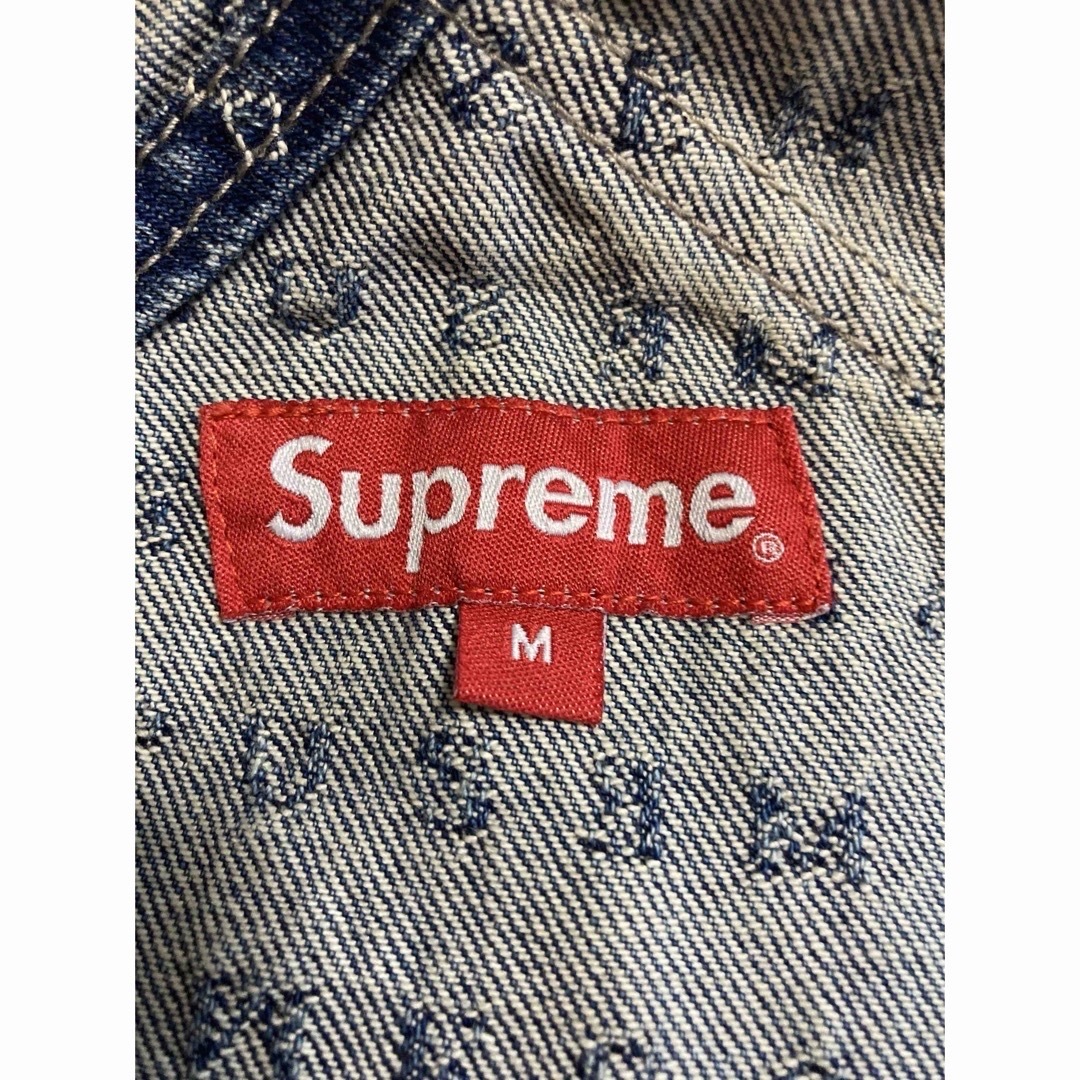 Supreme(シュプリーム)のSupreme Jacquard Logos Denim Overalls メンズのパンツ(サロペット/オーバーオール)の商品写真