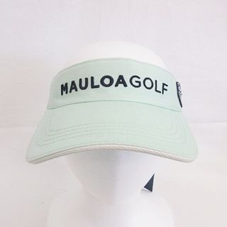 アザー(other)のマウロア ゴルフ MAULOA GOLF サンバイザー 帽子 ミントグリーン F(ウエア)