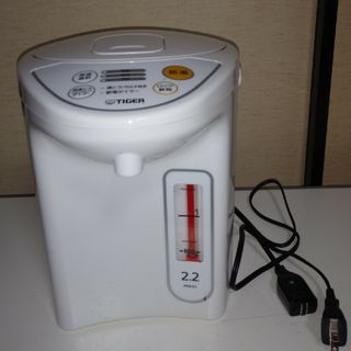 タイガー 電気ポット 　2.2L ホワイト PDR-G221W(1台)(電気ポット)