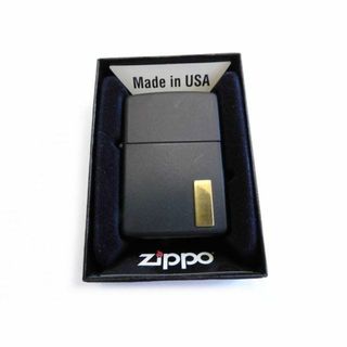 7番 美品 zippo ジッポー オイルライター ■ ブラック系カラー 無地 艶消し 喫煙具 □5L(タバコグッズ)