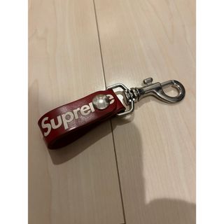 シュプリーム(Supreme)のSupreme Leather Key Loop シュプリーム レッド(キーホルダー)