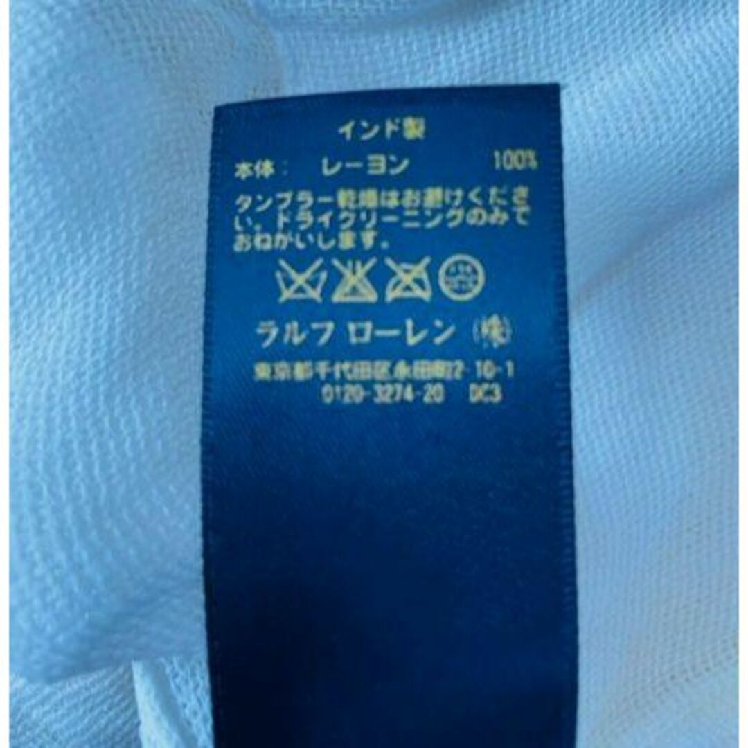 POLO RALPH LAUREN(ポロラルフローレン)の【POLO RALPH LAUREN】新品タグ付き 花柄レーヨン刺繍ワンピースM レディースのワンピース(ひざ丈ワンピース)の商品写真