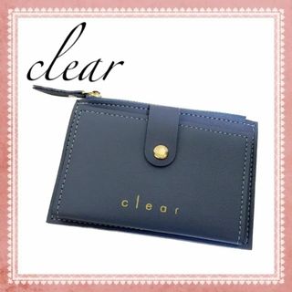 クリア(clear)の【新品未使用】クリア　clear　ミニ折り財布(財布)