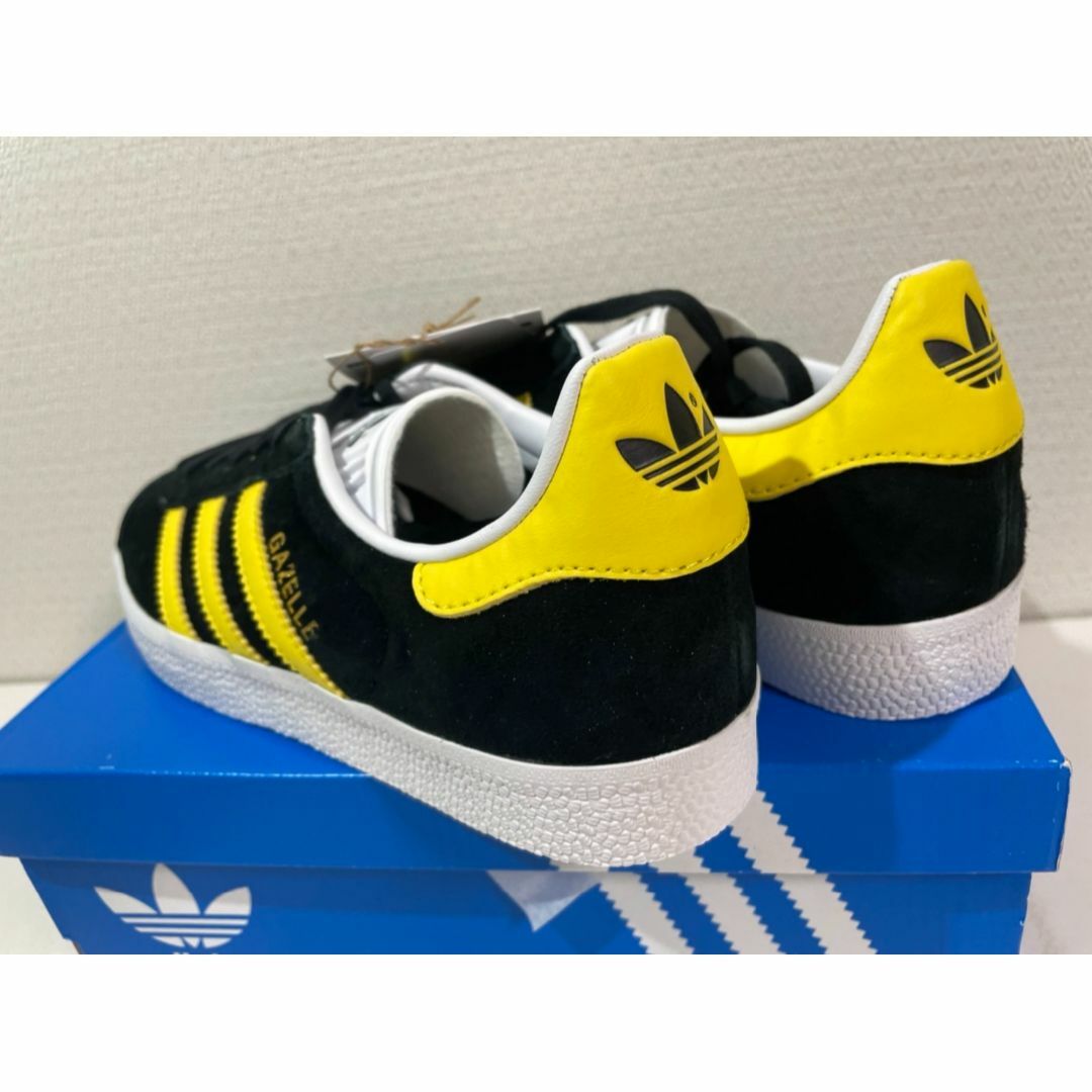 adidas(アディダス)の【新品】24.5cm adidas GAZELLE ガゼル　ブラック/イエロー レディースの靴/シューズ(スニーカー)の商品写真