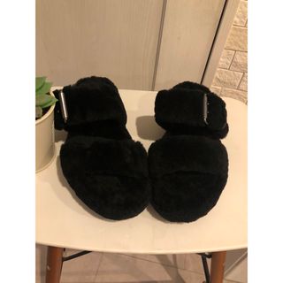 アグ(UGG)の♪アグ♪unisexファー暖かサンダル　25(スリッパ/ルームシューズ)