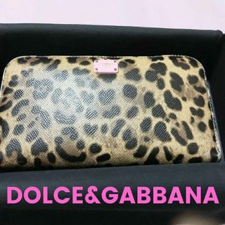 ドルチェアンドガッバーナ(DOLCE&GABBANA)のDOLCE&GABBANA ドルチェアンドガッバーナ ドルチエ 長財布 ヒョウ柄(財布)