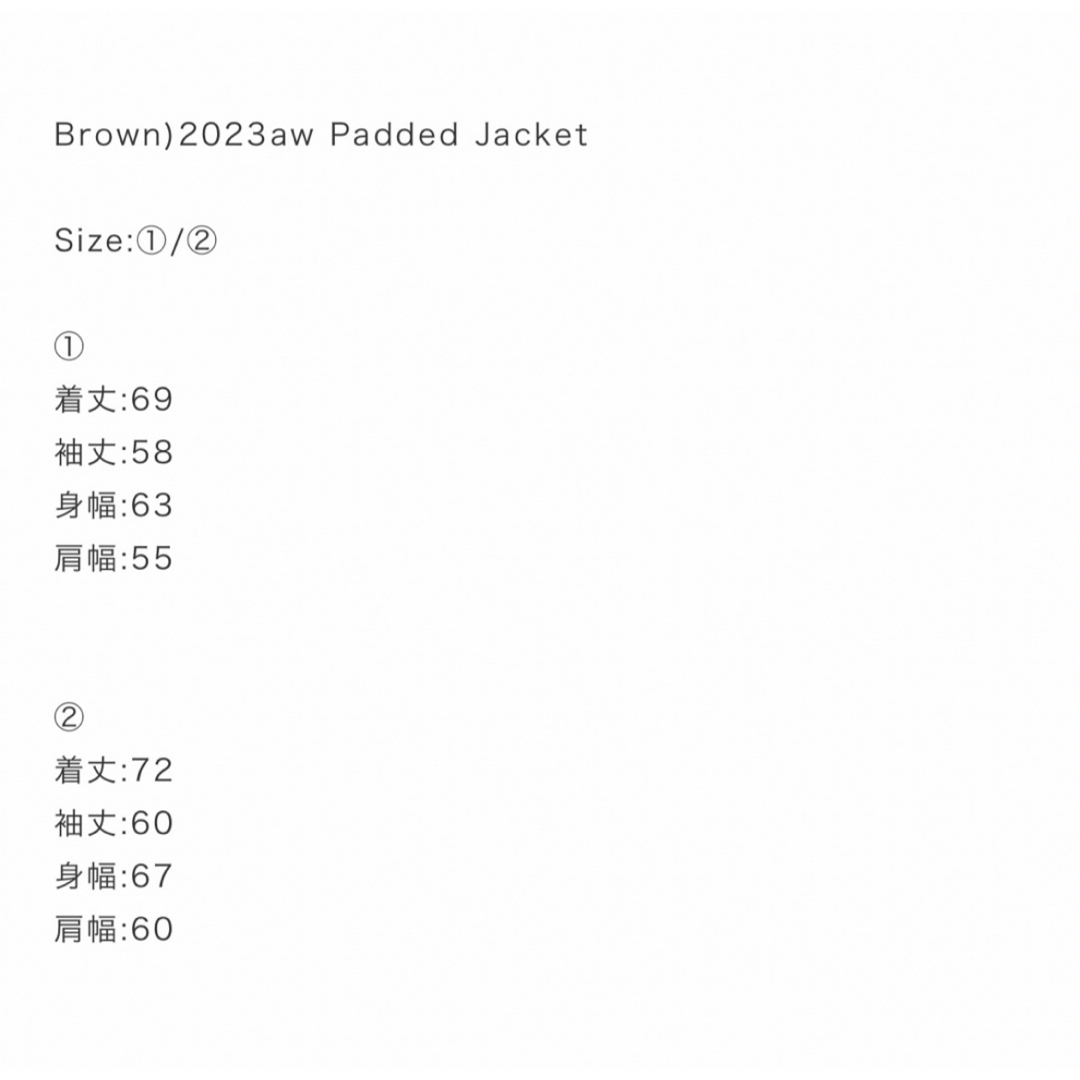 1LDK SELECT(ワンエルディーケーセレクト)のBrook  2023AW  Padded Jacketサイズ① メンズのジャケット/アウター(ブルゾン)の商品写真