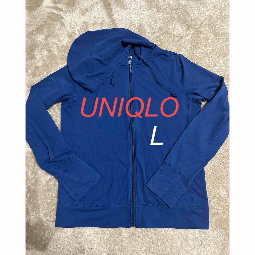 UNIQLO(ユニクロ)の‼️割引中‼️ UNIQLO エアリズム　UVカット　メッシュパーカー スポーツ/アウトドアのランニング(ウェア)の商品写真