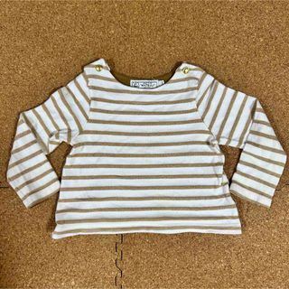 プチバトー(PETIT BATEAU)のPETIT BATEAU ボーダー長袖Tシャツ(Tシャツ/カットソー)