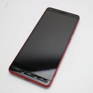 キョウセラ(京セラ)の新品同様 A001KC Y!mobile かんたんスマホ2 レッド  M555(スマートフォン本体)