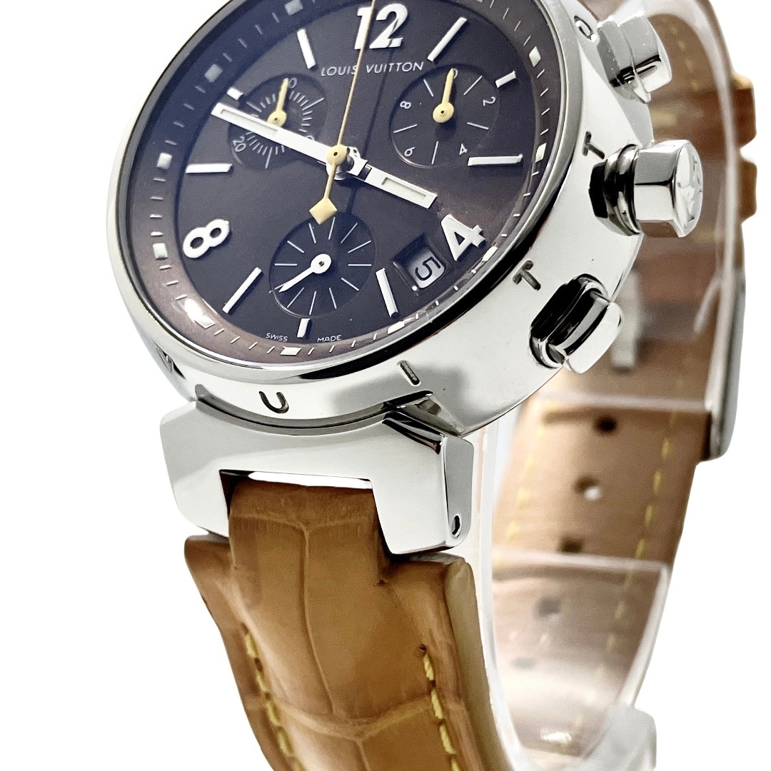 LOUIS VUITTON(ルイヴィトン)の【内部点検済】ルイヴィトン クロノグラフ Q1321 クォーツ　腕時計 レディースのファッション小物(腕時計)の商品写真