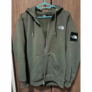 ザノースフェイス(THE NORTH FACE)のノースフェイス スクエアロゴ ジップパーカー ニュートープ Mサイズ(パーカー)