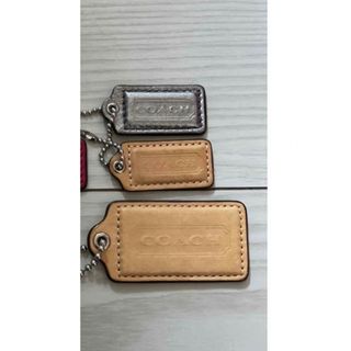 コーチ(COACH)のcoach チャーム　革製キーホルダー(チャーム)