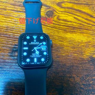 アップルウォッチ(Apple Watch)のApple Watch5 44mm space gray アップルウォッチ(腕時計(デジタル))