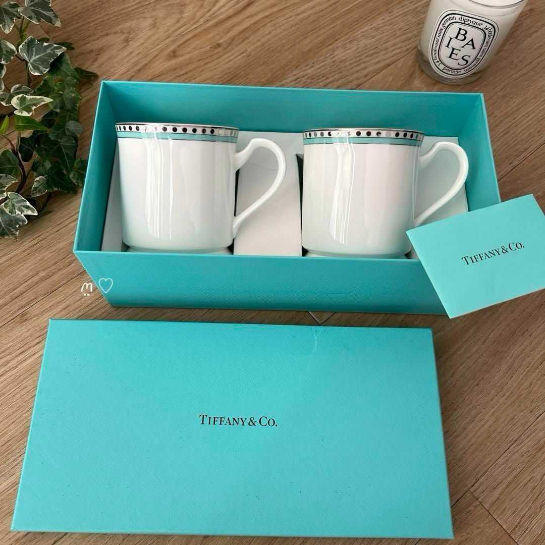 Tiffany & Co. - 新品未使用品 ティファニー プラチナブルーバンド