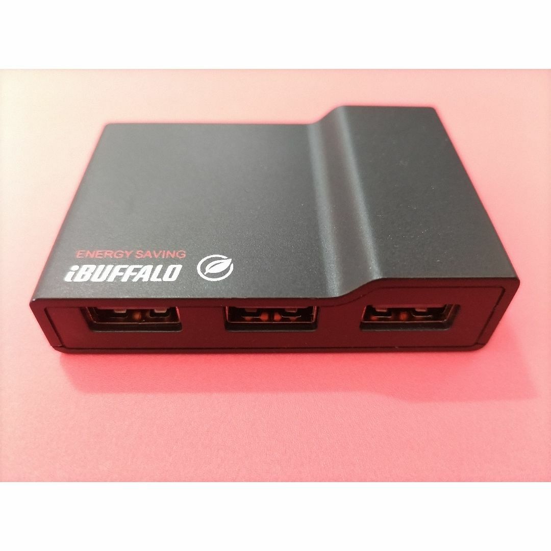 Buffalo(バッファロー)のUSB HUB 外部電源付き(BSH4AE12 Buffalo) スマホ/家電/カメラのテレビ/映像機器(その他)の商品写真