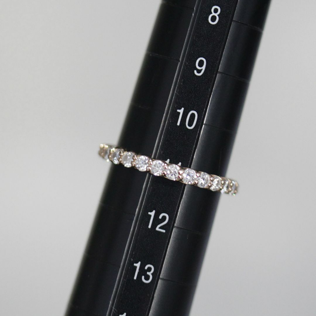 ユキザキ フルダイヤ 1.00ct リング エタニティ 11号 K18PG 指輪 レディースのアクセサリー(リング(指輪))の商品写真