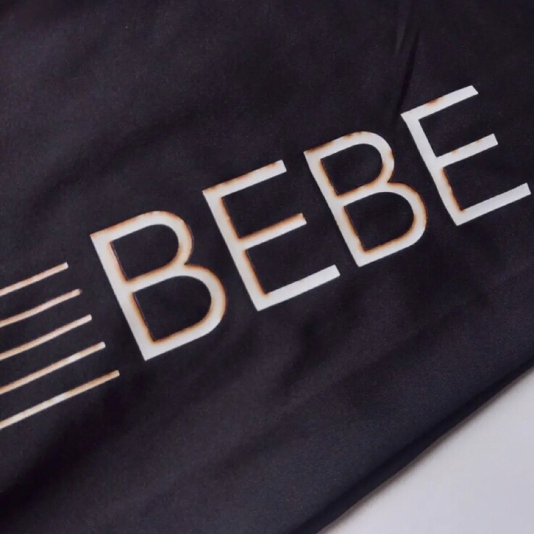 BeBe(ベベ)のレア新品 bebe sport USA レギンス 黒 S 下着 べべ ビビ ヨガ レディースのレッグウェア(レギンス/スパッツ)の商品写真