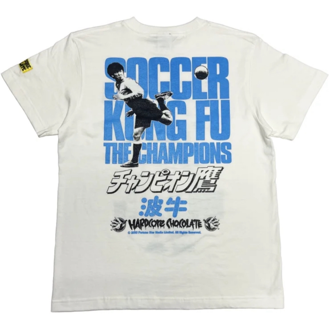 HARDCORE CHOCOLATE(ハードコアチョコレート)のユン・ピョウ ハードコアチョコレート Tシャツ チャンピオン鷹 波牛 サッカー メンズのトップス(Tシャツ/カットソー(半袖/袖なし))の商品写真