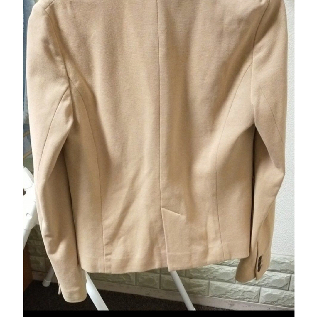 ジャケット テーラード ベージュ系 レディースのジャケット/アウター(テーラードジャケット)の商品写真