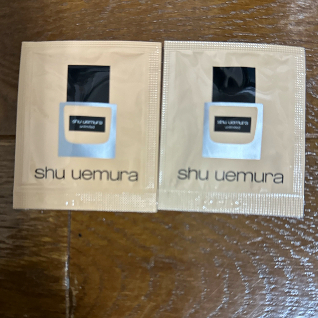 shu uemura(シュウウエムラ)のShu Uemra ファンデーションサンプル2個セットです コスメ/美容のベースメイク/化粧品(ファンデーション)の商品写真