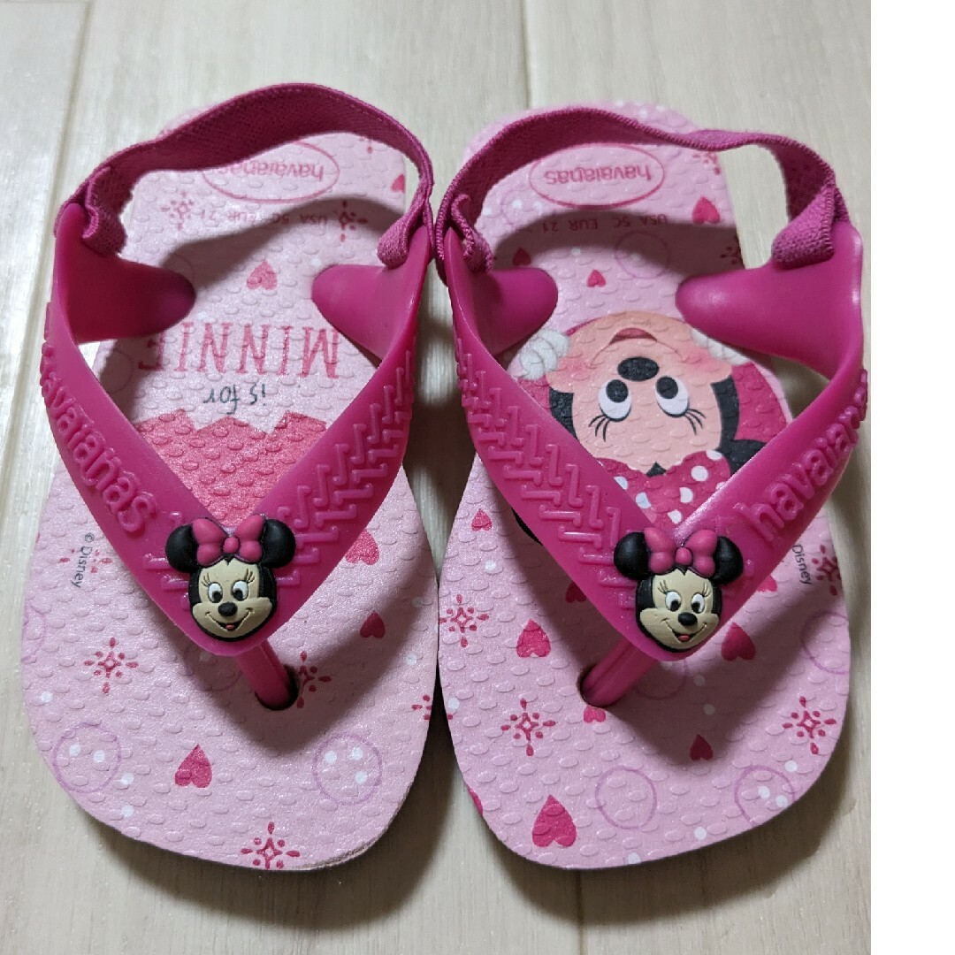 havaianas(ハワイアナス)の[美品]havaianas 12cm ビーチサンダル キッズ/ベビー/マタニティのベビー靴/シューズ(~14cm)(サンダル)の商品写真