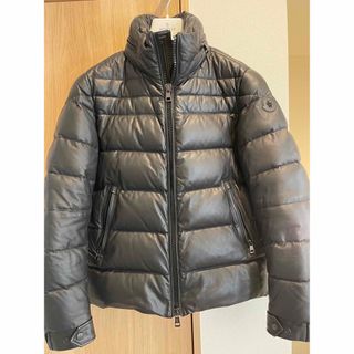 モンクレール(MONCLER)のモンクレール　MONCLER   ダウン　ガベリック　オールレザー　キムタク着(ダウンジャケット)