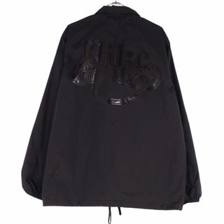 ブラックコムデギャルソン(BLACK COMME des GARCONS)の美品 ブラックコムデギャルソン BLACK COMME des GARCONS NIKE 2020年 ジャケット コーチジャケット ナイロン ロゴ アウター メンズ M ブラック(その他)