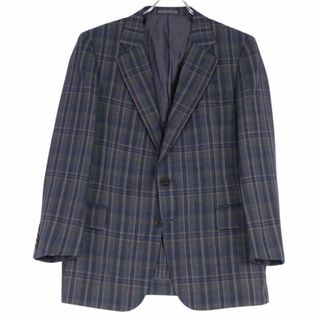 バーバリー(BURBERRY)の美品 Vintage バーバリー Burberrys ジャケット テーラードジャケット チェック柄 ウール リネン アウター メンズ 94-84-165(S相当) マルチカラー(テーラードジャケット)