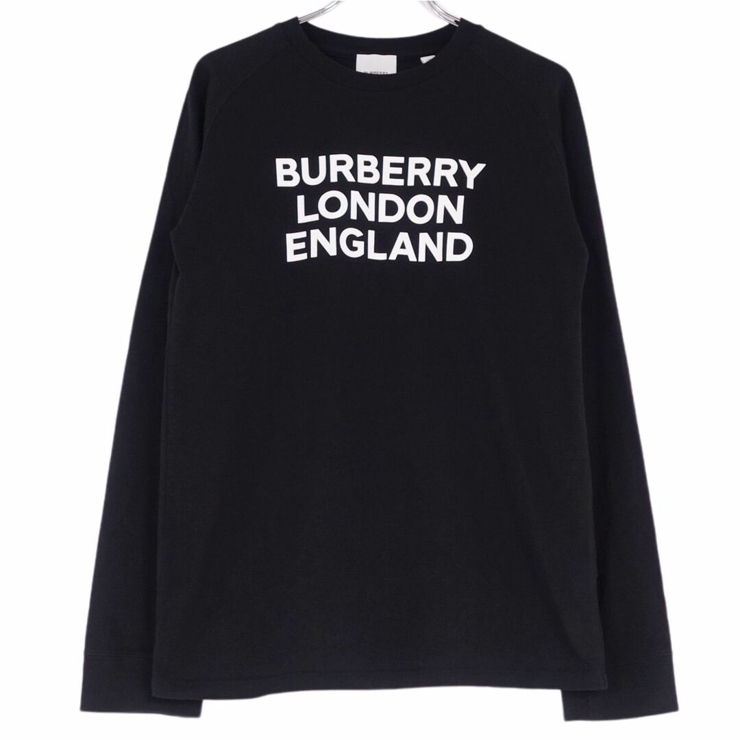 美品 バーバリー BURBERRY Tシャツ カットソー ロングスリーブ 長袖 ロゴプリント トップス キッズ 14Y(164cm)  ブラック/ホワイト | フリマアプリ ラクマ