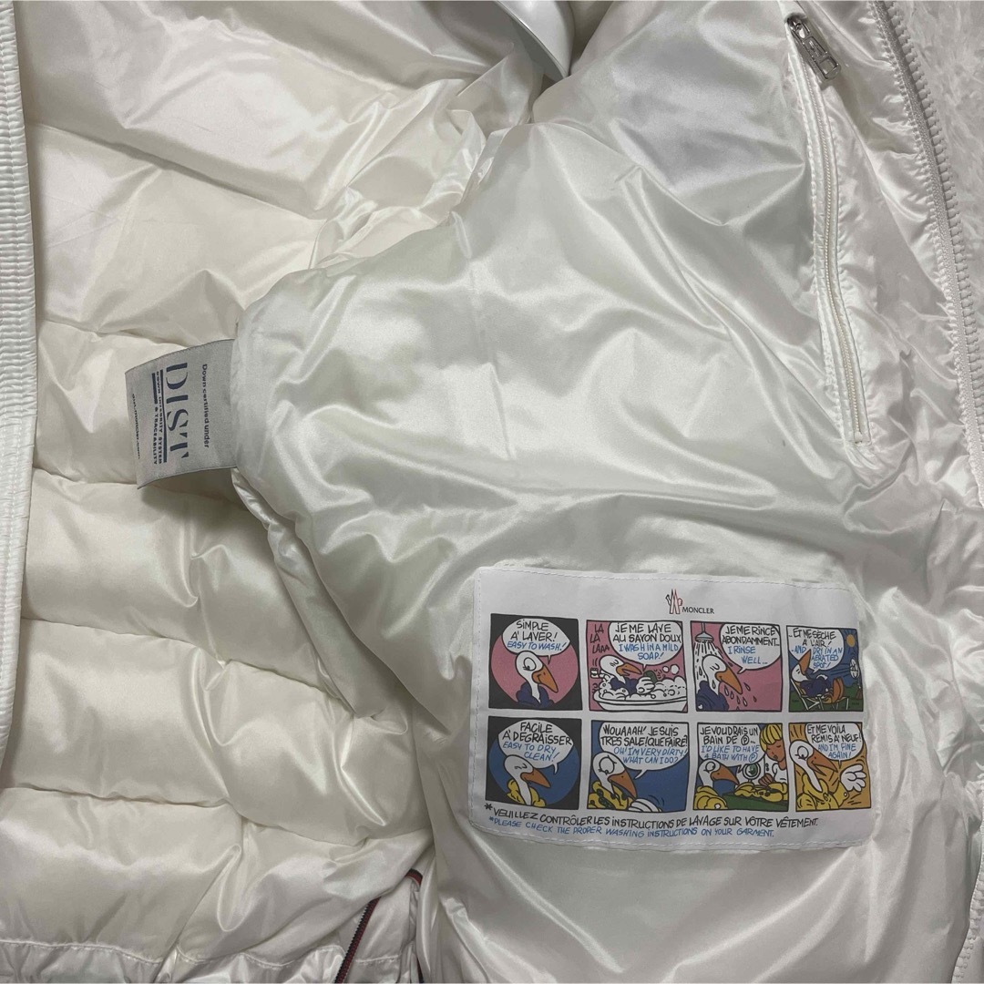 MONCLER - 【極美品・新品】MONCLER ダウン ホワイト フランス S MONCLER - 【極美品・新品】MONCLER ダウン ホワイト フランス S