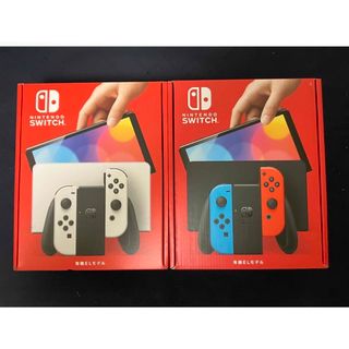 ニンテンドースイッチ(Nintendo Switch)の【新品未使用未開封】Nintendo Switch（有機ELモデル）本体(家庭用ゲーム機本体)