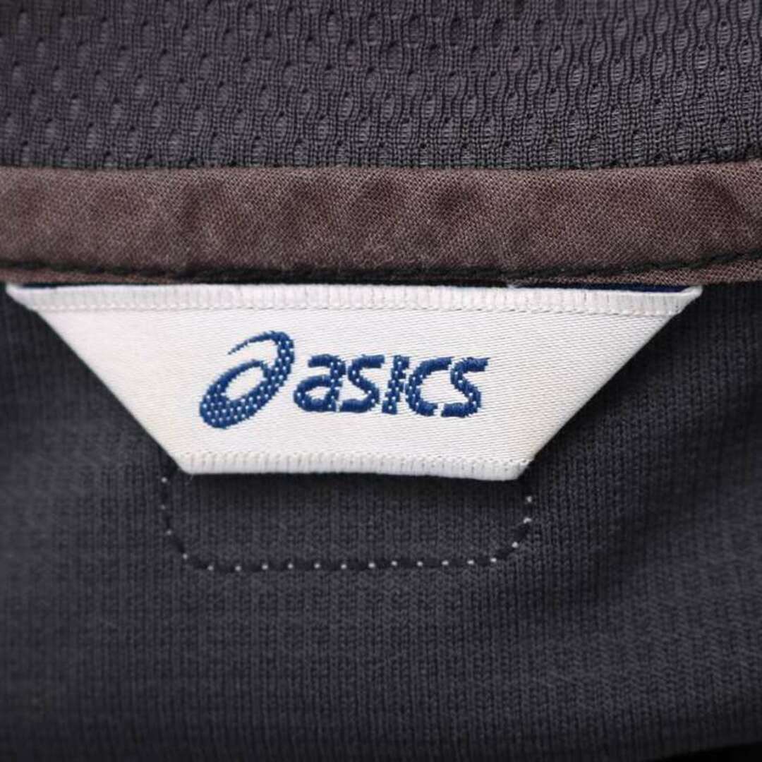 asics(アシックス)のアシックス ジャージ上 長袖 トラックジャケット ジャンパー スポーツウエア アウター レディース Lサイズ ブラック asics レディースのジャケット/アウター(ブルゾン)の商品写真