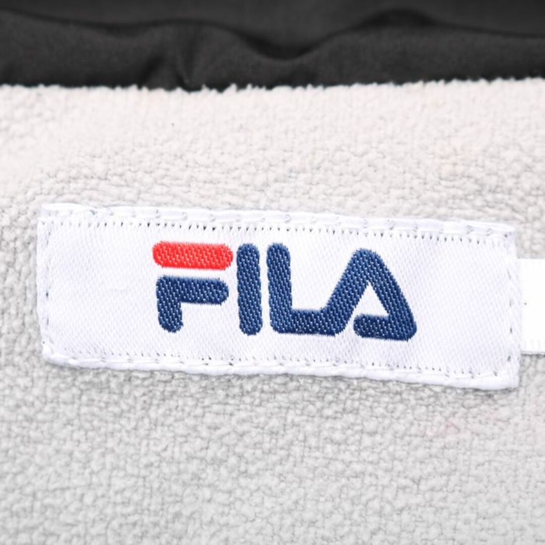 FILA(フィラ)のフィラ ナイロンジャケット 長袖 ジャージ上 ジャンパー スポーツウエア アウター レディース Lサイズ ブラック FILA レディースのジャケット/アウター(ナイロンジャケット)の商品写真