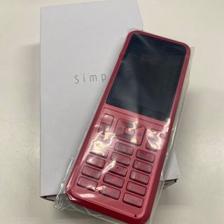 Yモバイル SIMロック解除済 603SI レッド(携帯電話本体)